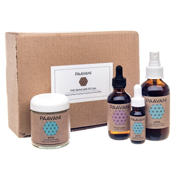 Rituel de soin Pitta | Coffret ayurvédique pour peaux sensibles et réactives