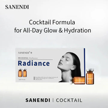 Coffret de sérums de soin pour le visage Sanendi, sérum hydratant et apaisant en profondeur, raffermissant et illuminateur, gamme de soins hydratants coréens 7ml*5