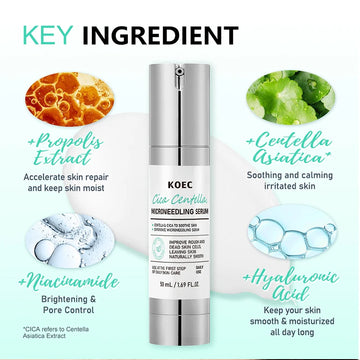 Centella Microneedle Serum for Smooth, Hydrated Skin