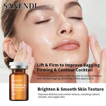 Coffret de sérums de soin pour le visage Sanendi, sérum hydratant et apaisant en profondeur, raffermissant et illuminateur, gamme de soins hydratants coréens 7ml*5