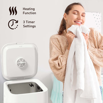 Ensemble spa de luxe pour la maison – Chauffe-serviettes et huile essentielle de lavande