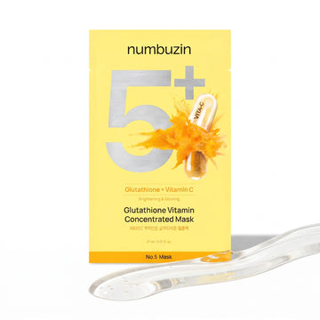 numbuzin N°5 Masque Concentré Glutathion Vitamine 5 Feuilles