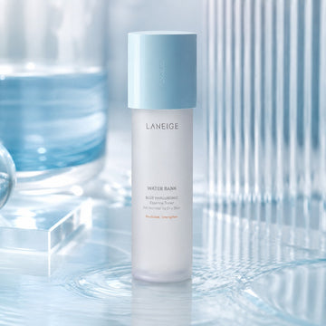 Toner Laneige Water Bank - Essence à l'acide hyaluronique bleu pour peaux normales à sèches