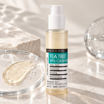 DERMA FACTORY Nettoyant gel à l'arbre à thé 59 % 150 ml