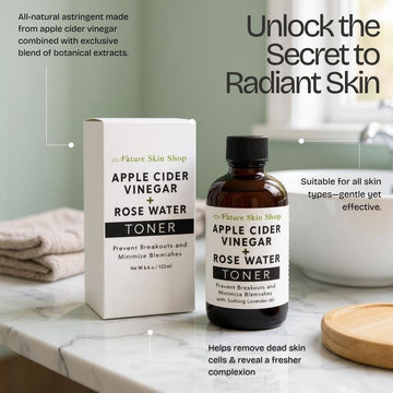 Balancing Apple Cider Vinegar & Rose Water Toner - Skincare Lab