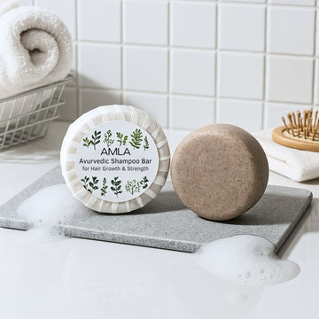 Amla Ayurvedic Shampoo Bar for Hair Growth & Strength - Skincare Lab