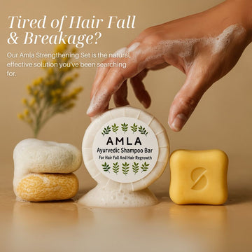 Amla Ayurvedic Shampoo Bar for Hair Growth & Strength - Skincare Lab