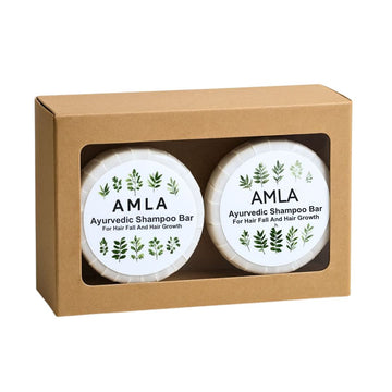 Shampooing et après-shampooing fortifiants ayurvédiques à l'amla
