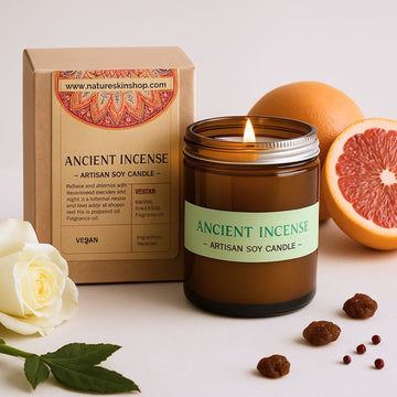 Ancient Incense Artisan Soy Candle - Skincare Lab