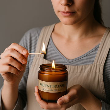 Ancient Incense Artisan Soy Candle - Skincare Lab
