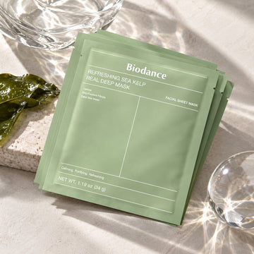 Biodance Masque profond réel au varech rafraîchissant 4 feuilles