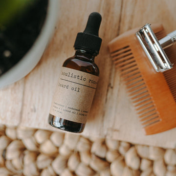 Huile à barbe à la vitamine E