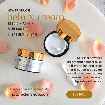 Crème de traitement des chéloïdes et de l'acné BETA X Therapy