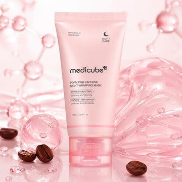 MEDICUBE PDRN Pink Caffeine Night Wrapping Mask 75ml