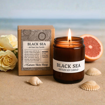 Bougie artisanale au soja Mer Noire