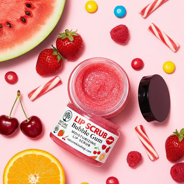 Bubble Gum Moisturizing Sugar Lip Scrub - Skincare Lab