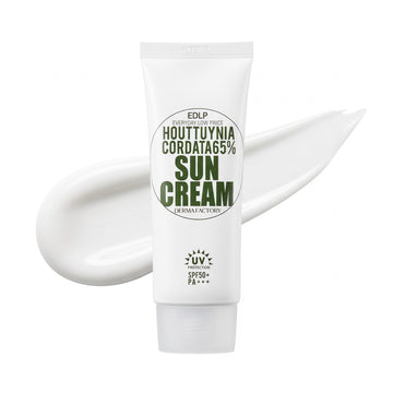 DERMA FACTORY EDLP Crème solaire à la Houttuynia Cordata 65 % SPF50+ PA+++ 50 g