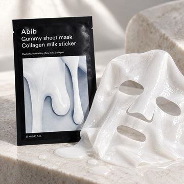 Abib Masque Tissu Gummy Collagen Milk Sticker 10 Feuilles