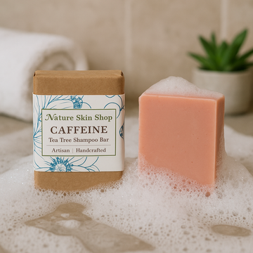 Caffeine Shampoo Bar with Tea Tree Oil – Boost Growth & Scalp Health