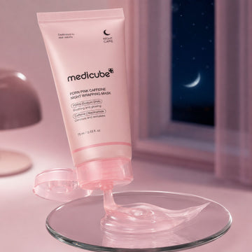 MEDICUBE PDRN Pink Caffeine Night Wrapping Mask 75ml