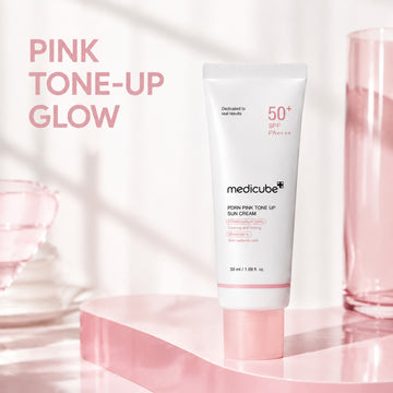 MEDICUBE Crème Solaire Teintée Rose PDRN 50ml