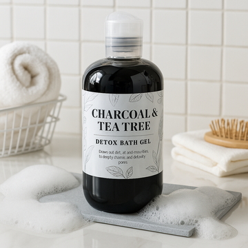 Gel douche au charbon actif et à l'arbre à thé