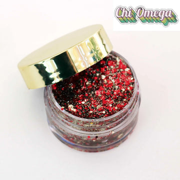 Paillettes pour le visage aux couleurs de l'école