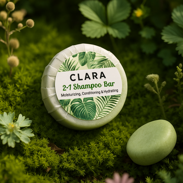 Clara 2-in-1 Moisturizing Shampoo & Conditioner Bar - Skincare Lab