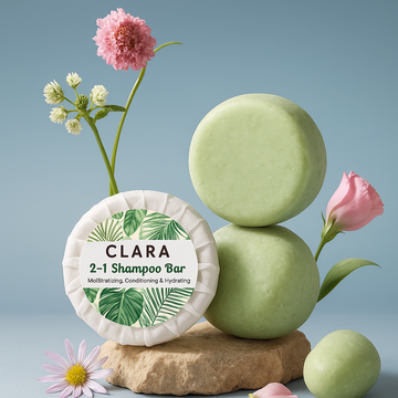 Clara 2-in-1 Moisturizing Shampoo & Conditioner Bar - Skincare Lab