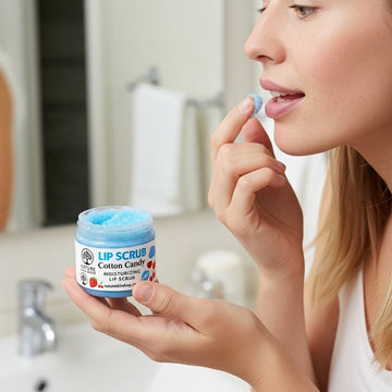Cotton Candy Moisturizing Sugar Lip Scrub - Skincare Lab