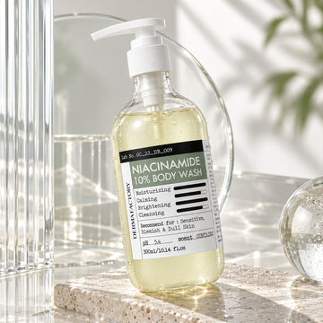 Gel Douche à la Niacinamide - DERMA FACTORY Gel Douche Niacinamide 10% 300ml