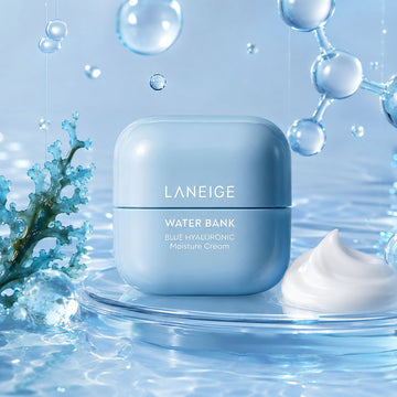Crème Laneige Water Bank - Crème hydratante à l'acide hyaluronique bleu 50 ml