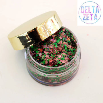 Paillettes pour le visage aux couleurs de l'école