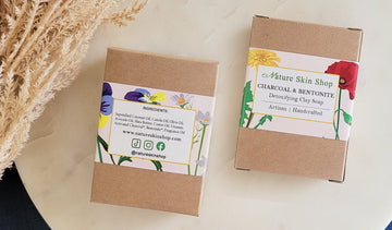 Savon détoxifiant au charbon actif et à l'argile bentonite (pour peaux grasses et à tendance acnéique)