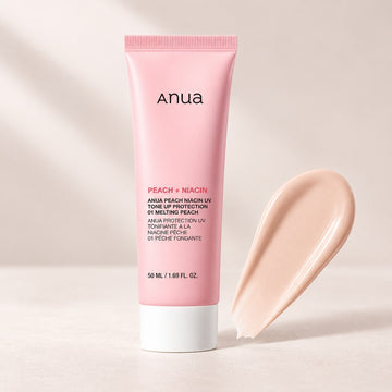 Anua Pêche Niacine Protection UV Teint Lumineux 01 Pêche Fondante 50ml
