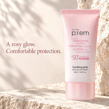 make p:rem Soothing Pink Tone Up Crème Solaire 50ml
