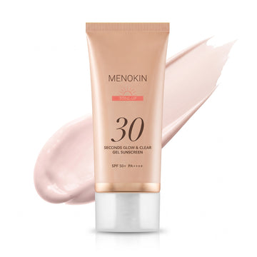 MENOKIN Gel solaire illuminateur et unifiant 30Seconds Glow and Clear SPF 50+ PA++++ 50 ml
