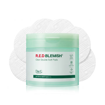 Dr.G Red Blemish Clear Double Soft Pads 60 unités