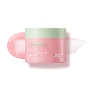 BeginS by JUNGSAEMMOOL Masque Détoxifiant Anti-imperfections à la Goyave Rose et au Glutathion 90g