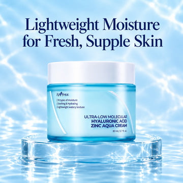 Isntree Ultra-Low Molecular Hyaluronic Acid Zinc Aqua Cream 80ml