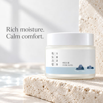 Crème Dokdo de Round Lab - Hydratation riche pour peaux sèches