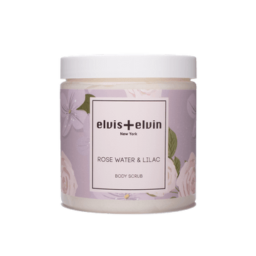 Rose Water & Lilac Body Scrub with Dead Sea Salt 300ml - Skincare Lab
