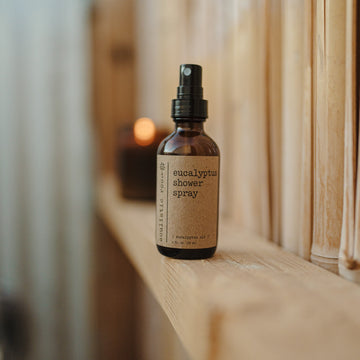 Spray douche à l'eucalyptus