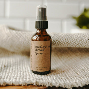 Spray douche à l'eucalyptus