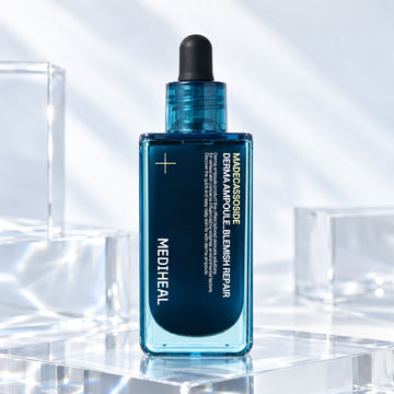 MEDIHEAL Ampoule Derma au Madécassoside, soin réparateur anti-imperfections 50 ml