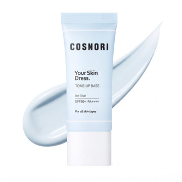 COSNORI Your Skin Dress Tone-Up Base SPF 50+ PA++++ Bleu Glacé 35ml