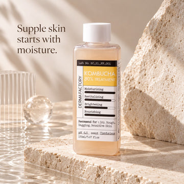 Tonique au Kombucha - DERMA FACTORY Traitement Kombucha 80 % 150 ml