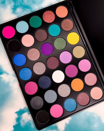 Palette de fards à paupières haute pigmentation Unicorn