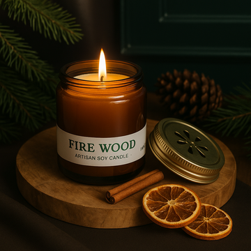 Fireside Artisan Soy Candle - Skincare Lab