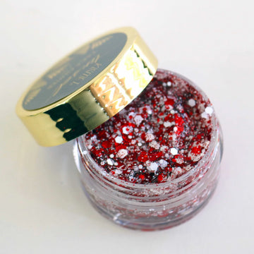 Paillettes pour le visage aux couleurs de l'école